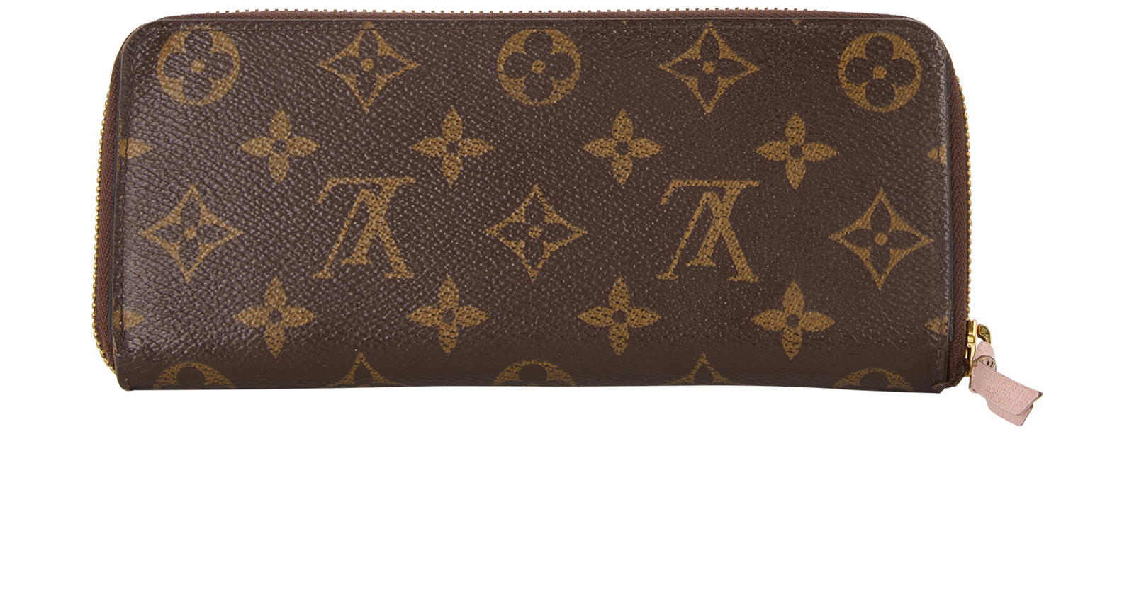 Clemence Wallet, &pound;350, Accessories, Brown, Coated Canvas, Back view